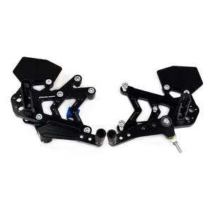 tt Driven Racing TT Rearsets Kawasaki ZX6R / ZX636 2019-2026 - Cycle Gear