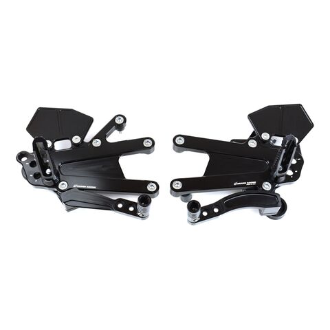 Driven Racing TT Rearsets Triumph Street Triple / S / R / RS