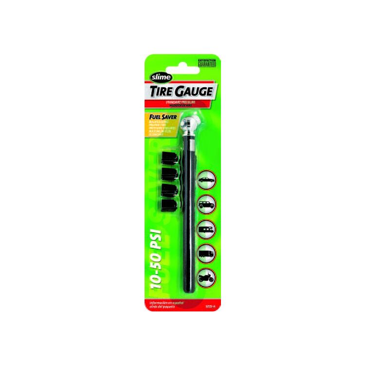 Slime 10-50 PSI Pencil Tire Gauge