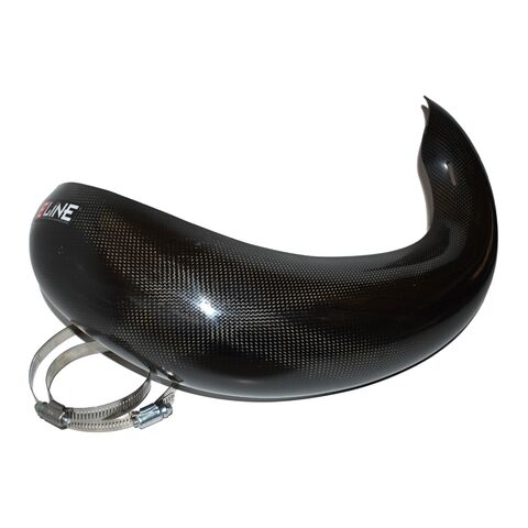 E-Line Carbon Fiber Pipe Guard Yamaha YZ250 / YZ250X 2002-2026