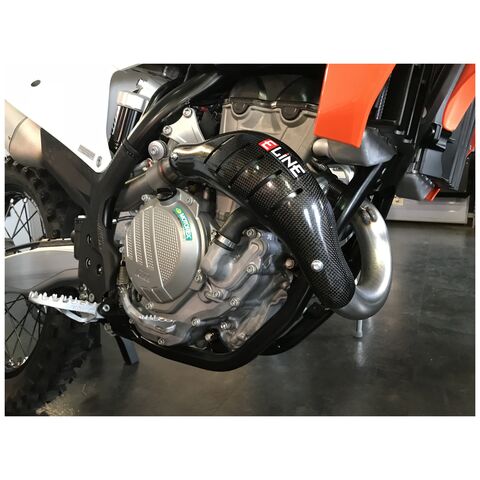 E-Line Carbon Fiber Heat Shield Husqvarna / KTM 350cc 2019-2022