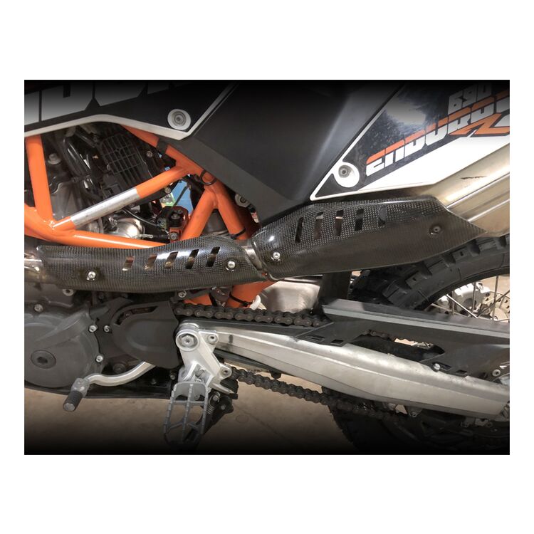 ELine Carbon Fiber Heat Shield KTM 690 Enduro R 20202021 Cycle Gear