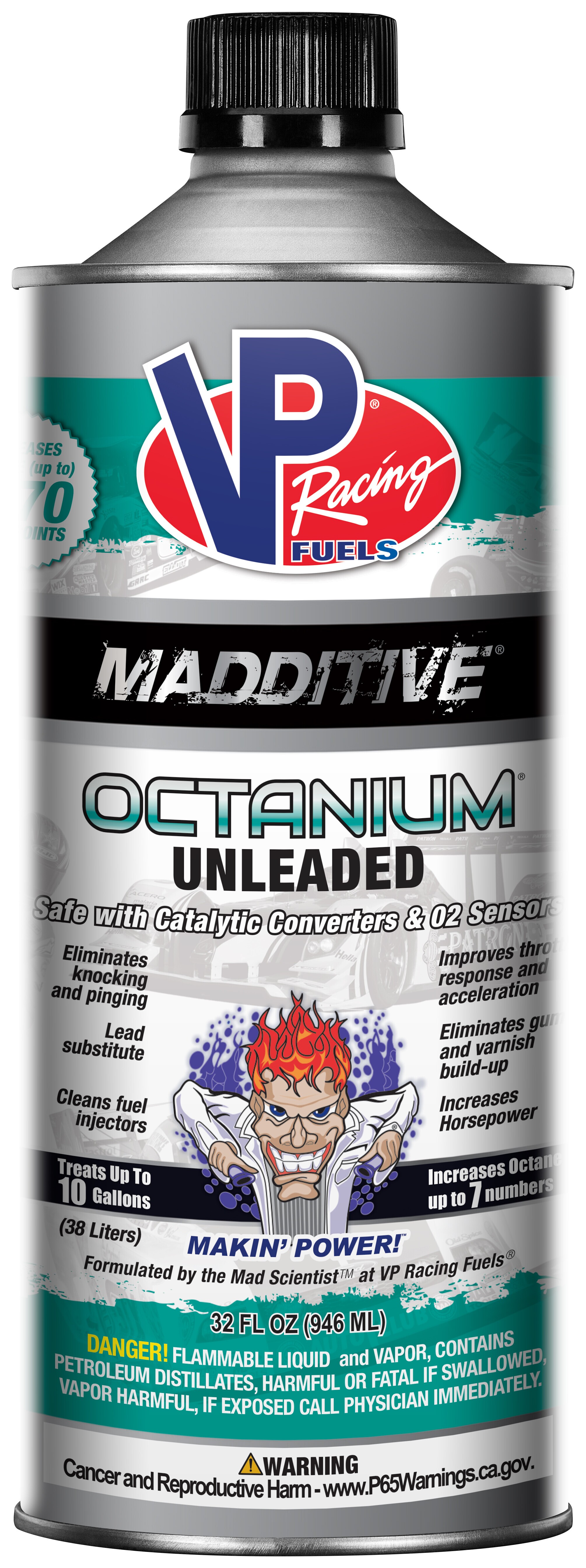 VP Racing Octanium Unleaded Octane Booster Cycle Gear