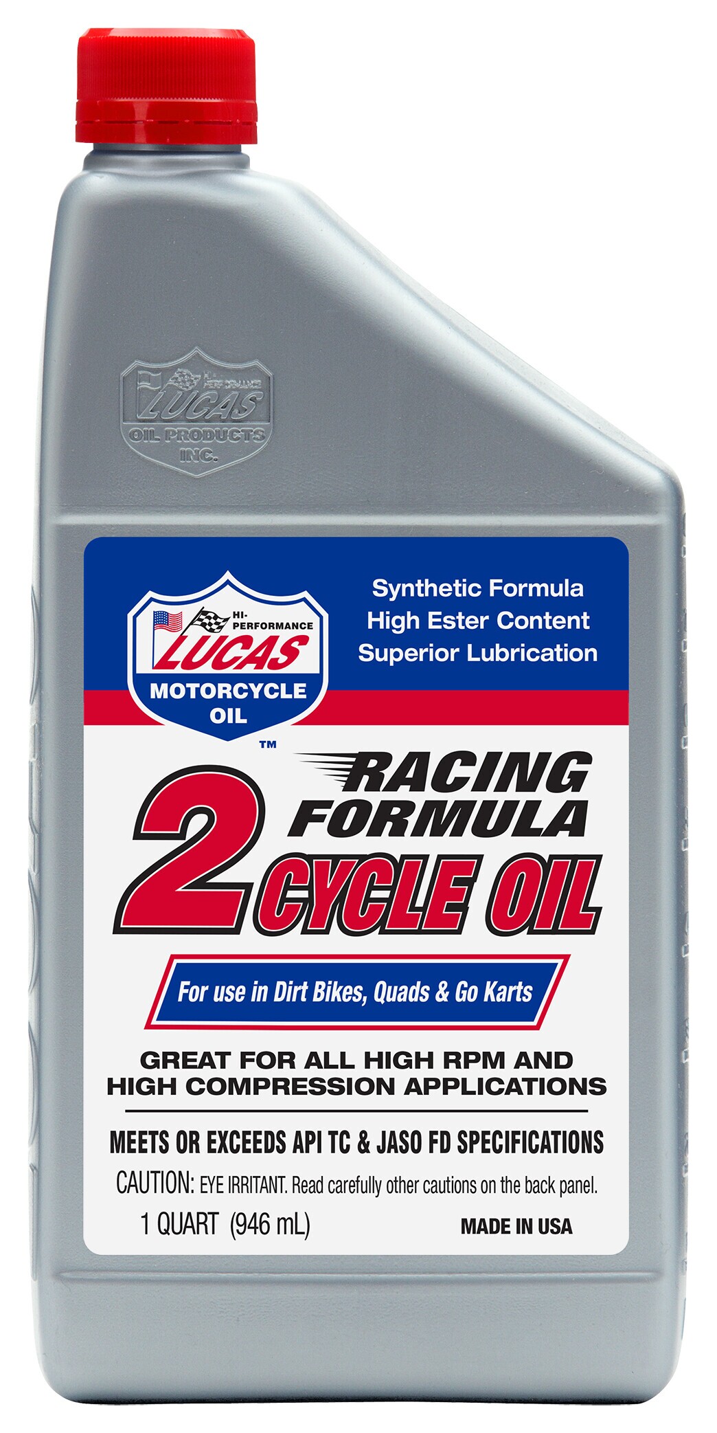 Lucas Racing Synthetic 2Cycle Oil Cycle Gear
