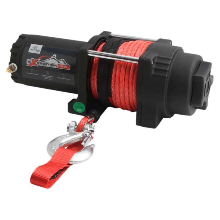 All Balls Racing 3500lb Synthetic Rope Winch Cycle Gear