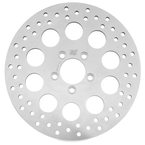 Twin Power Solid Hole Rear Rotor For Harley Touring 2008-2026