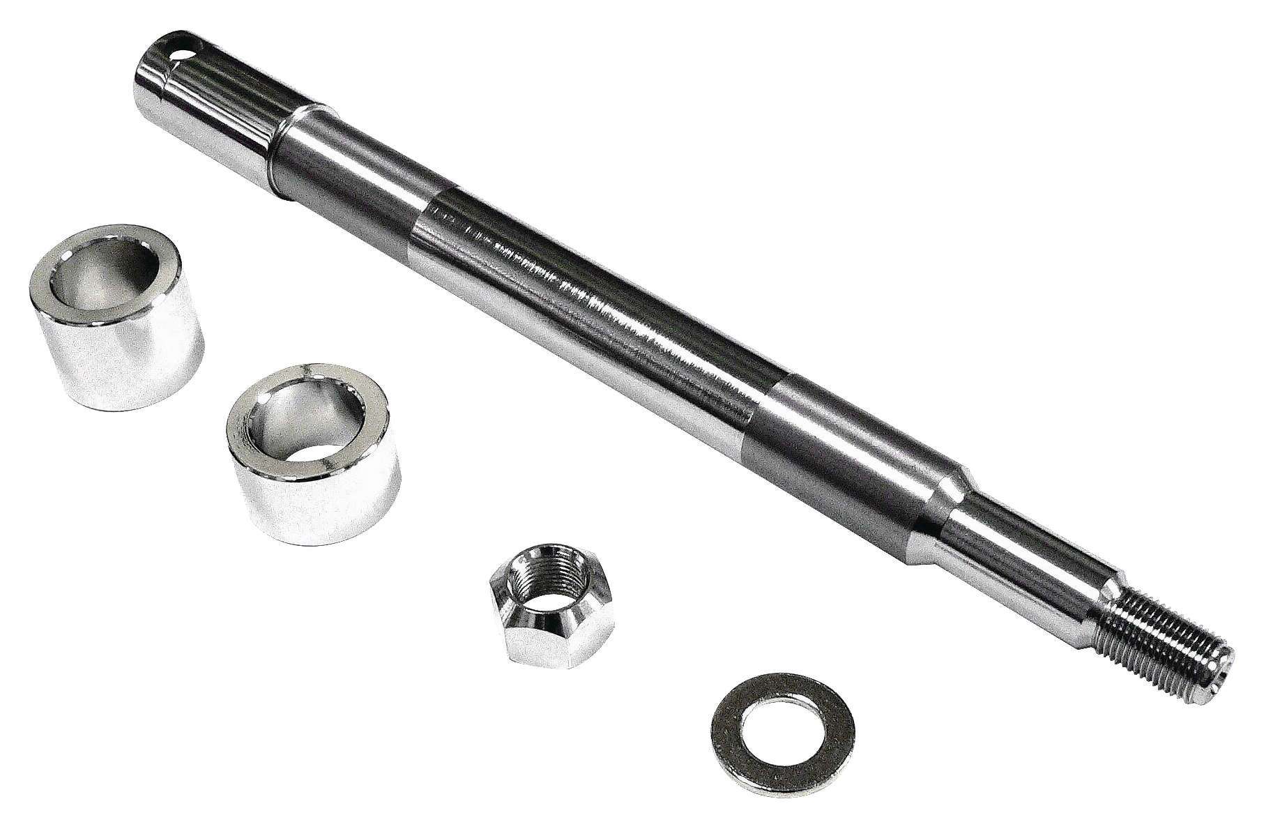 Biker's Choice Front Axle With Hardware For Harley FLD / FXDF 20082017