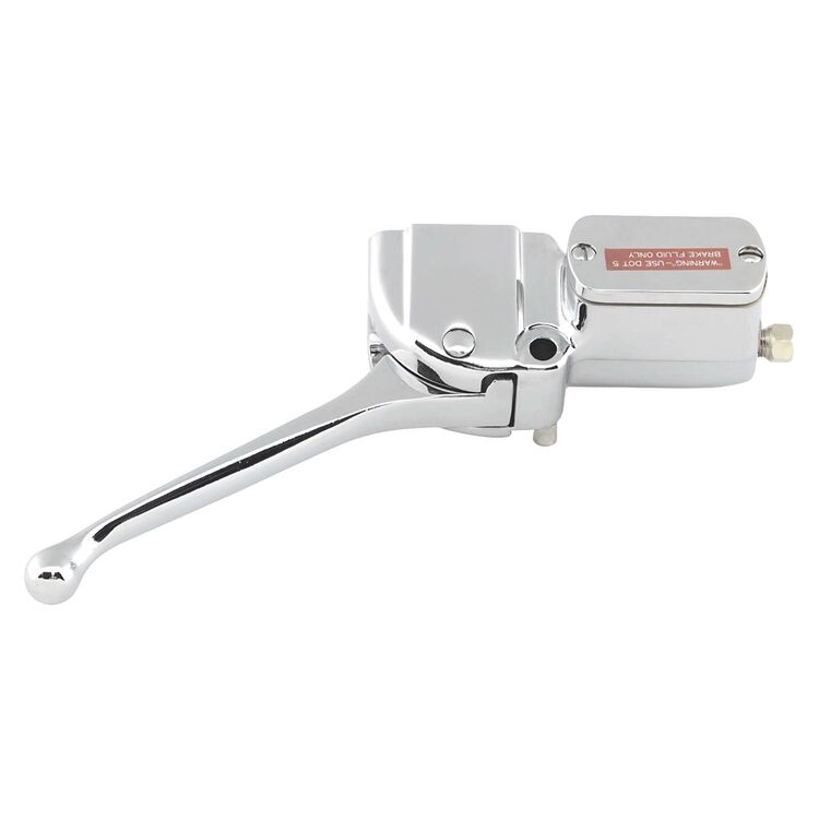 Milwaukee Twins Chrome Handlebar Master Cylinder Assembly For Harley FL / FX 1972-1981