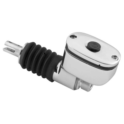 Biker's Choice Chrome Rear Master Cylinder For Harley Touring / Softail 1999-2007