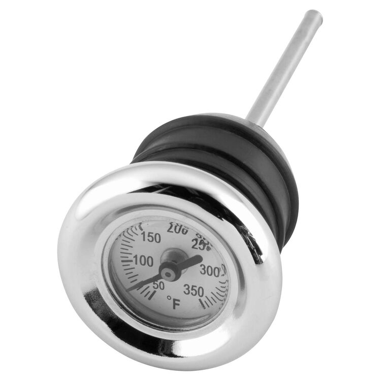 Biker's Choice Oil Tank Dipstick Temperature Gauge For Harley FL / FX / XL 1970-1986