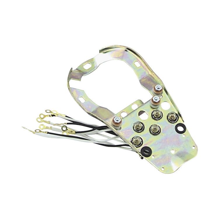 Biker's Choice 5-Light Instrument Panel Base Plate For Harley Softail 1991-1995