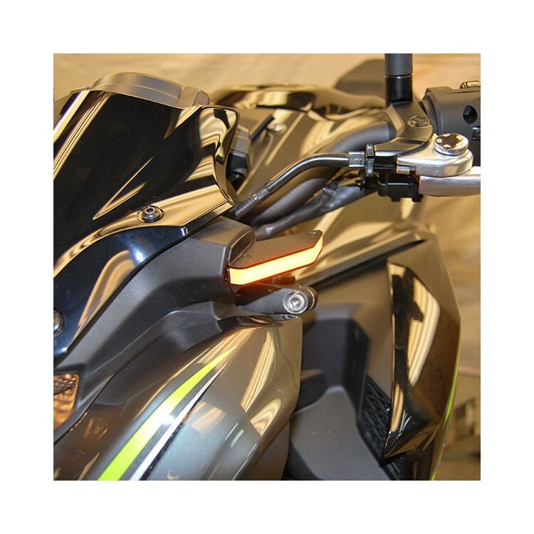 New Rage Cycles LED Front Turn Signals Kawasaki Z900 2017-2019