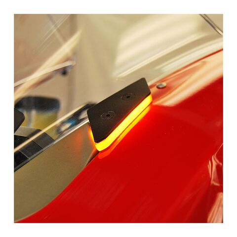 New Rage Cycles Mirror Block Off LED Turn Signals Ducati Panigale V2