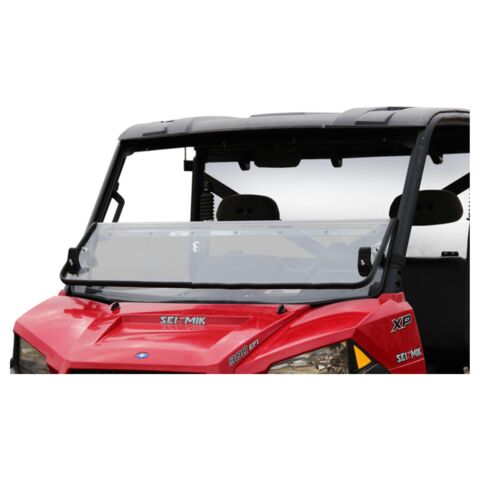 Seizmik Versa Fold Hard Coated Poly Windshield Polaris Ranger 570 / XP 2015-2017