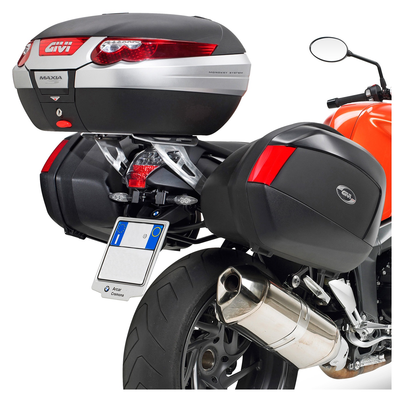 ADHÉSIFS RÉFLÉCHISSANT COMPATIBLE pour Givi Monokey Top Case BMW R 1200