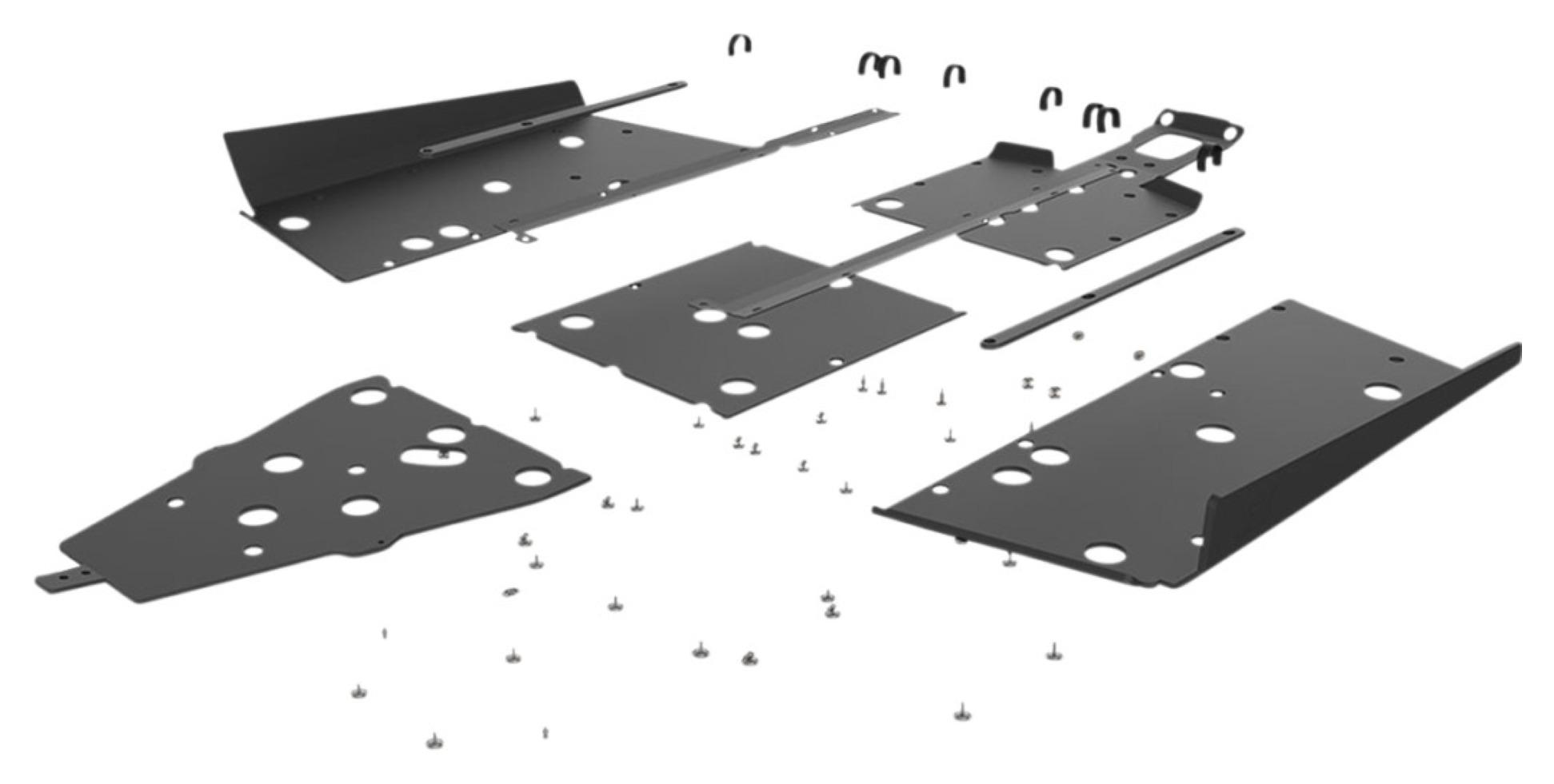 Seizmik UHMW Skid Plate Kit Polaris General XP 1000 Deluxe / Pursuit