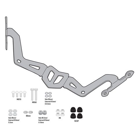 Givi A2151A Windshield Fit Kit Yamaha MT-03 2020-2024