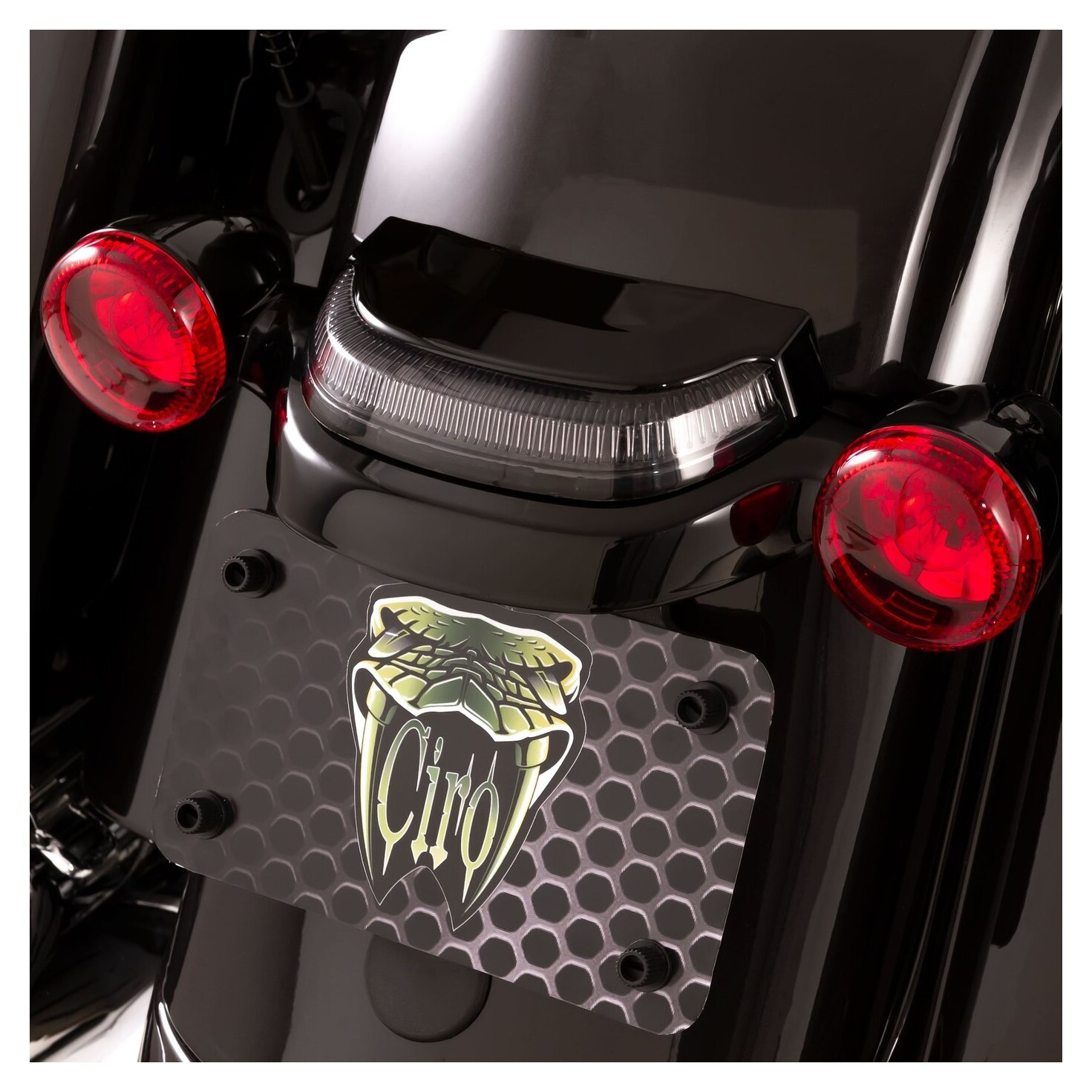Ciro Crown Tail Light For Harley Touring 2014-2025