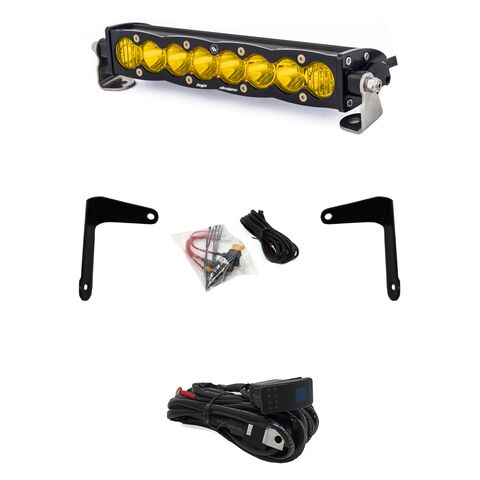 Baja Designs Shock Mount Kit With 10" S8 Light Bar Can-Am Maverick X3 2017-2021