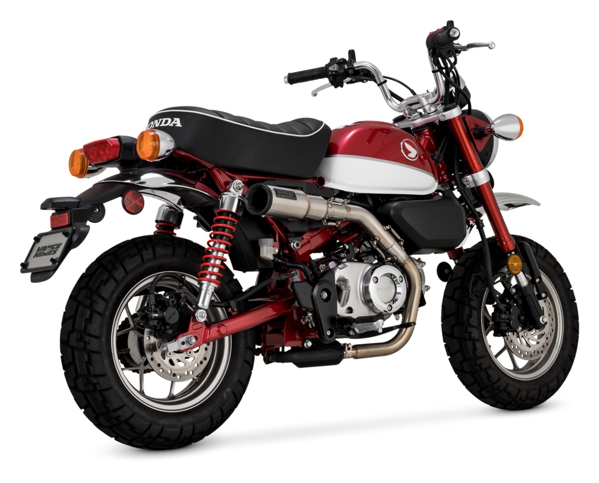 Vance & Hines Hi-Output Slip-On Brushed Honda Monkey Z125 2019