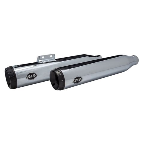 S&S Cycle Grand National Slip-On Race Mufflers For Harley FLHC / FLDE 2018-2024