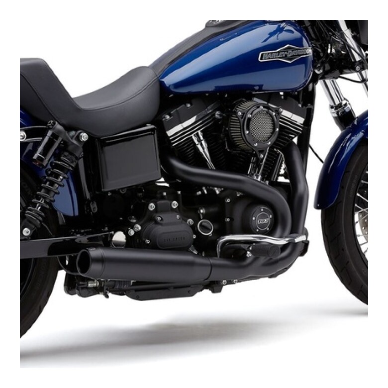 Cobra El Diablo 3.5" Round 2Into1 Exhaust For Harley Dyna 20062011