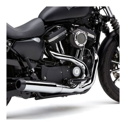 Cobra El Diablo 3.5" Round 2-Into-1 Exhaust For Harley