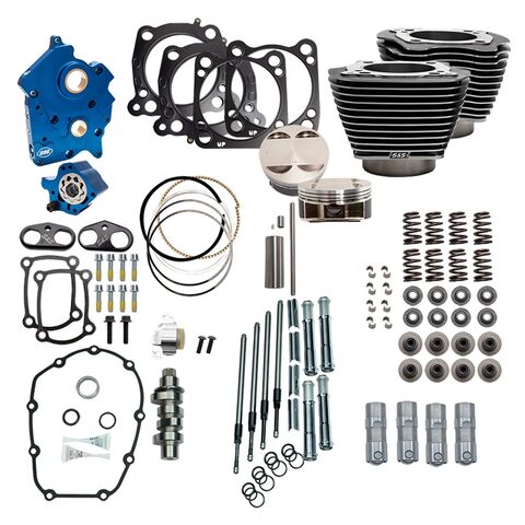 S&S Cycle Power Package For Harley Oil Cooled 114" / 117" Milwaukee Eight 2017-2026