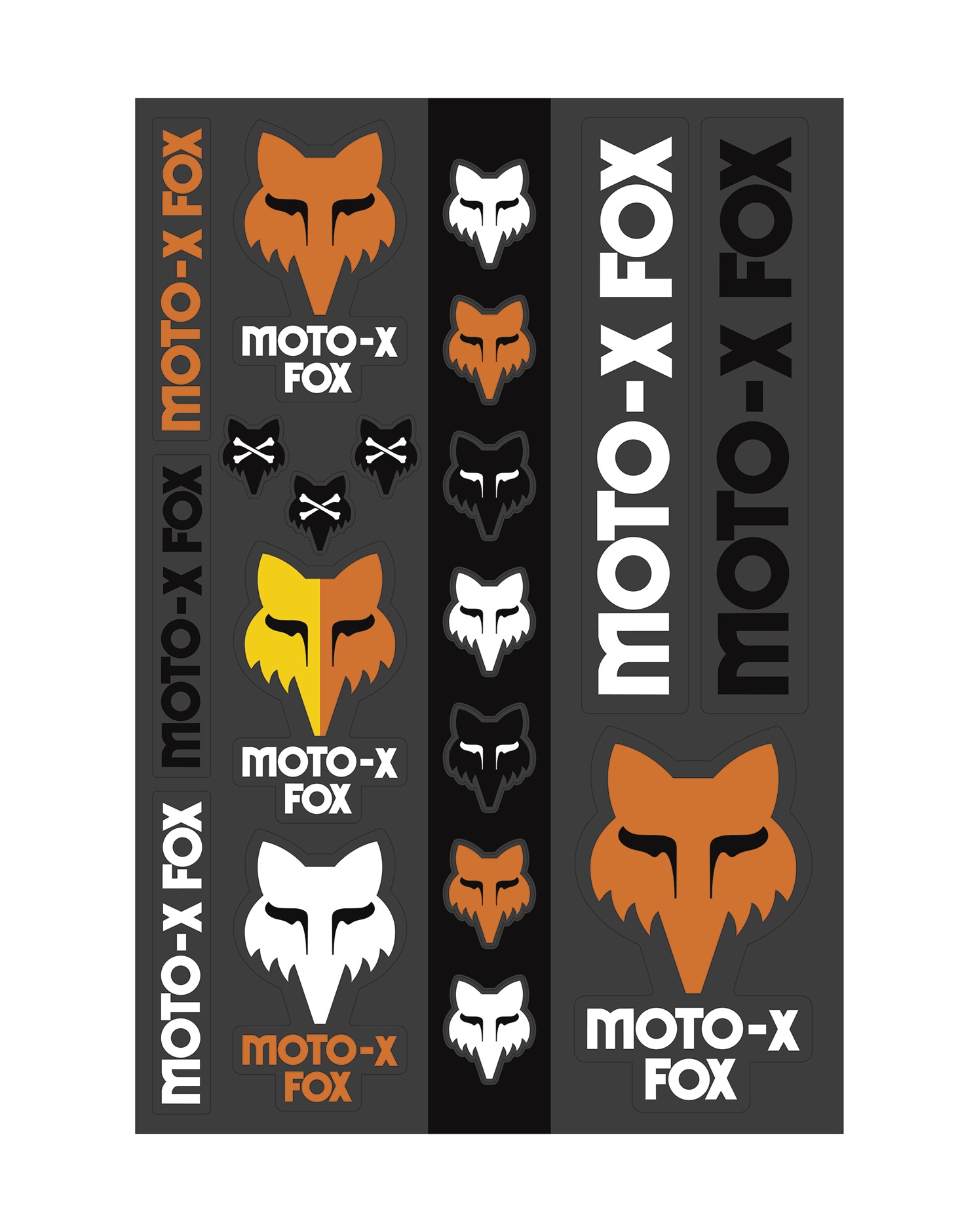 Fox Racing Fox Heritage Track Sticker Pack Cycle Gear