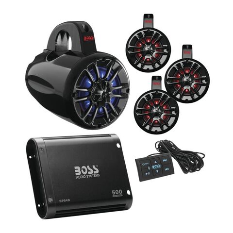Boss Audio Systems Universal Bluetooth Remote Controlled RGB Audio Kit