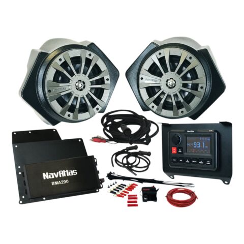 NavAtlas Zone 2 Audio Kit Polaris RZR XP 4 Turbo S 2019-2021
