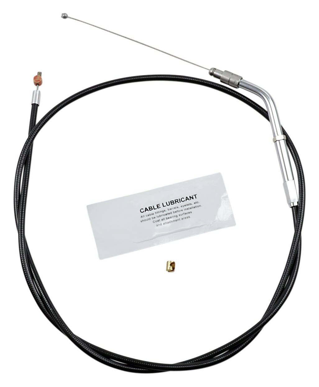 Black Vinyl Throttle Cable For Harley XR1200 20092012 Cycle Gear