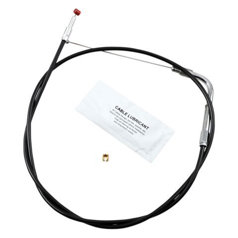 Barnett Black Vinyl Throttle Cable For Harley FXD 1996-2017