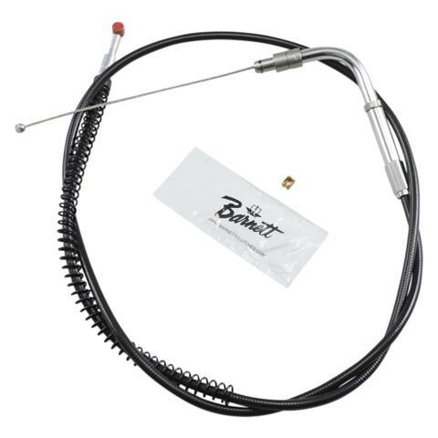 Barnett Black Vinyl Throttle Cable For Harley FXD / FXDF 2006-2017