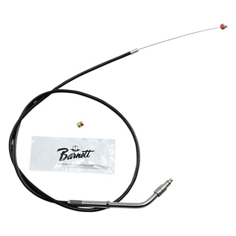 Barnett Black Vinyl Throttle Cable For Harley Sportster 1996-2006