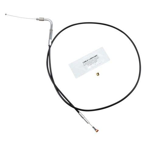 Barnett Black Vinyl Idle Cable For Harley FXD 1996-2017
