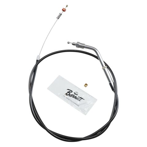 Barnett Black Vinyl Idle Cable For Harley Sportster 1988-1995