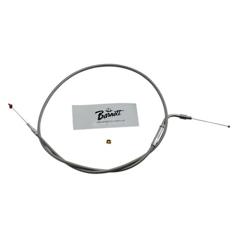 Barnett Stainless Steel Throttle Cable For Harley FLHR 2002-2007