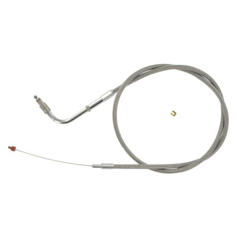Barnett Stainless Steel Throttle Cable For Harley Softail 2001-2015