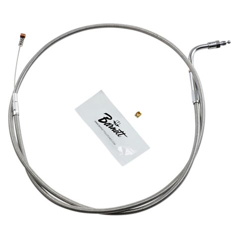 Barnett Stainless Steel Idle Cable For Harley Touring 1984-1989