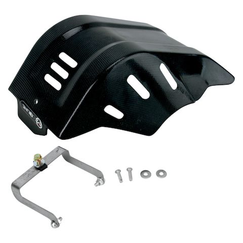 Moose Racing Carbon Fiber Skid Plate KTM / Husqvarna 350cc 2020-2022