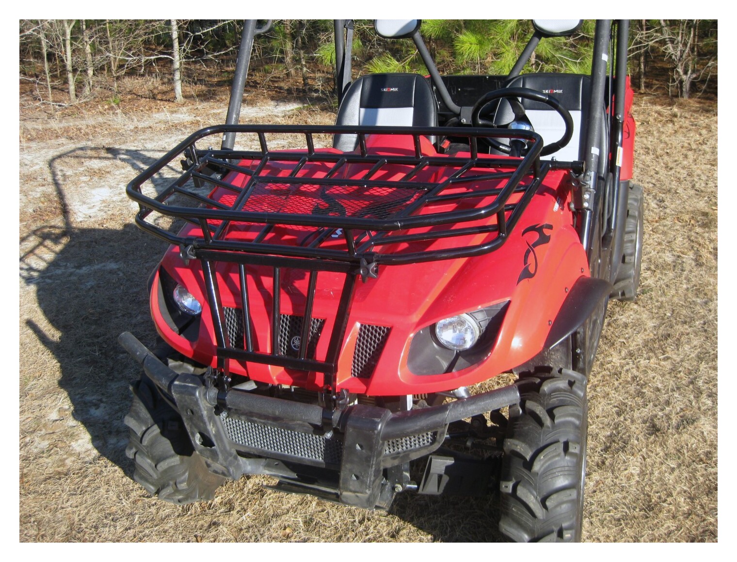 Seizmik Brush Guard And Hood Rack Yamaha Rhino 450 / 700 2006-2013