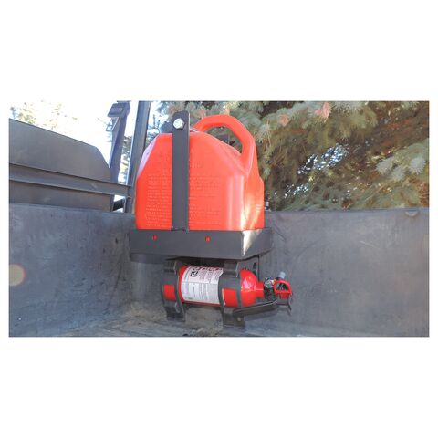 Hornet Outdoors Extinguisher And Fuel Can Bed Mount Polaris General / Ranger 2006-2025