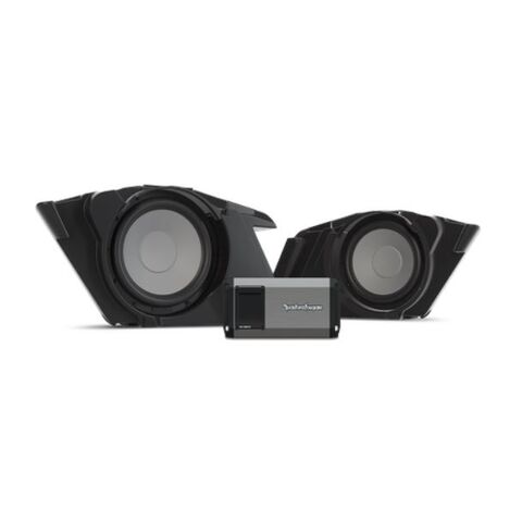 Rockford Fosgate Dual 10" Saddlebag Subwoofer Kit For Harley Touring 2014-2024