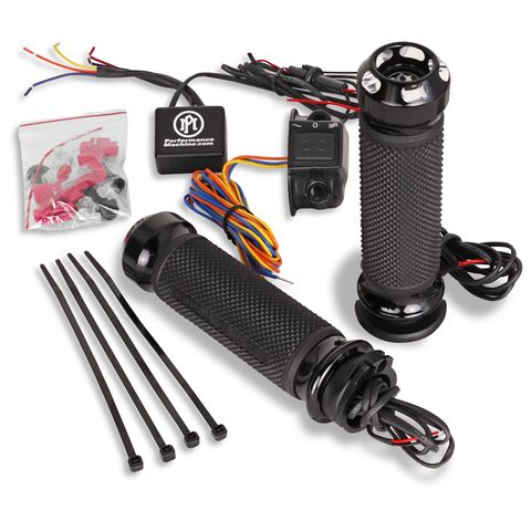 Performance Machine Apex Heated Grips For Harley With Throttle By Wire