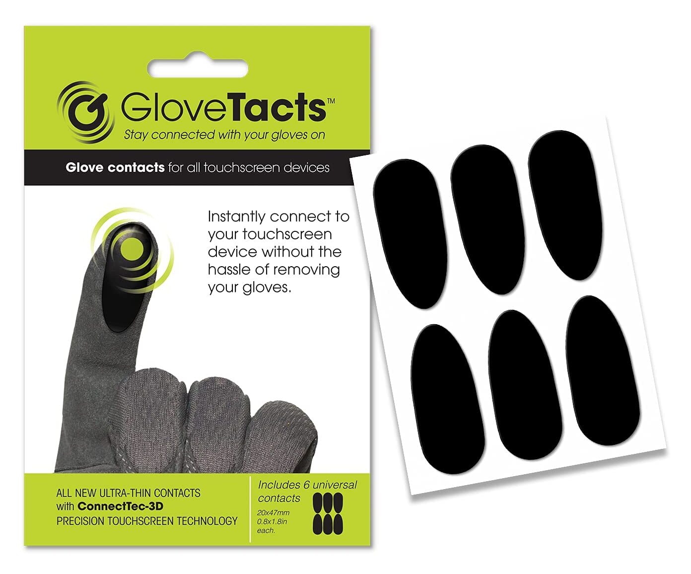 GloveTacts V3 Smart Fingertip Touchscreen Pads Cycle Gear