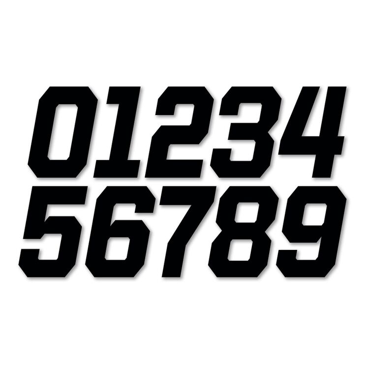 D'COR Visuals Race Series Numbers