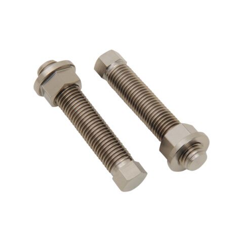 Works Connection Titanium Axle Adjuster Bolt Kit KTM / Husqvarna 125cc-530cc