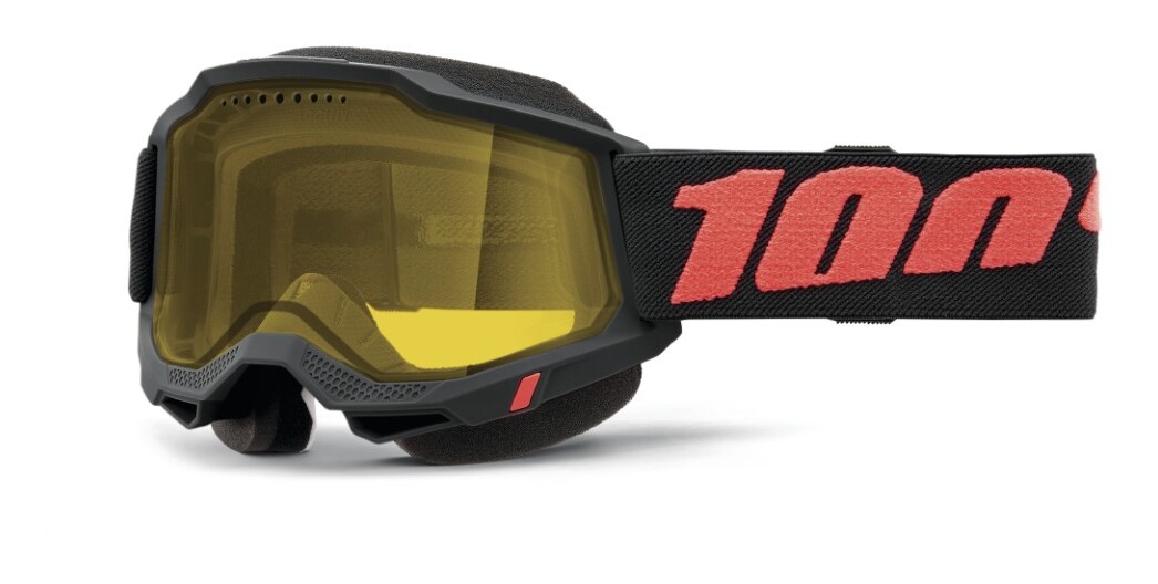 100 Accuri 2 Snowmobile Vented Dual Lens Goggles Cycle Gear
