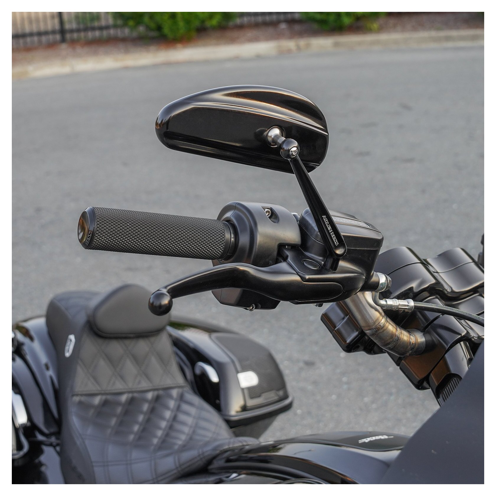 Arlen Ness Downdraft Forged Mirror Set - Cycle Gear